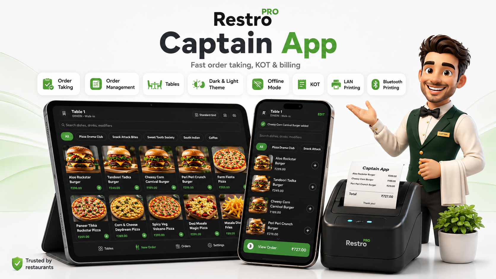 RestroPro SaaS - Restaurant POS Software React Node.js Script