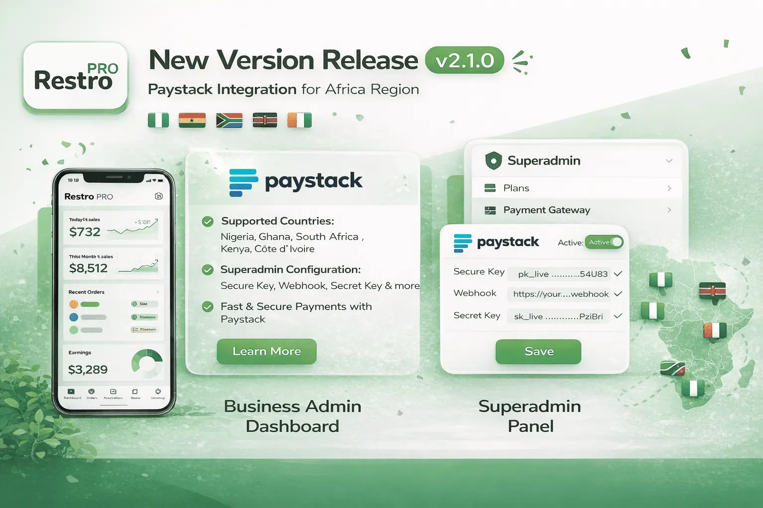 RestroPro SaaS - Restaurant POS Software React Node.js Script